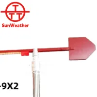 EC-9X2 Sunshine Wind Vane Safety Sign Indicating Wind Direction Metal Wind Vane Five-proof Design LED Warning Effect photo-2
