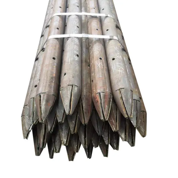 Promotional High Quality Long Duration Time Grouting Seamless Steel Pipe for Tunnel Support
