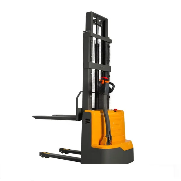 Best-Selling 1Ton 1500kg 3m Narrow Electric Counterbalanced Motor Aisle Stacker Walkie Stacker for Restaurant Forklifts photo-3