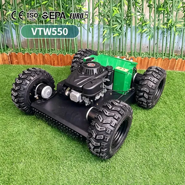 Lawn Mower Robot All Terrain For Residential & Commercial CE/EPA Mobile Grass Cutter For Highway Medians photo-2