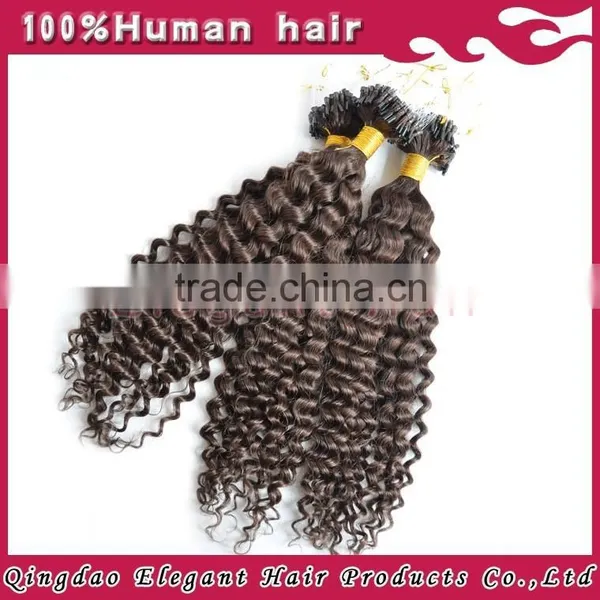 2015 Hot Sales Kinky Curly Micro Loop Hair Extension ,brazilian Human Hair Wholesale photo-5