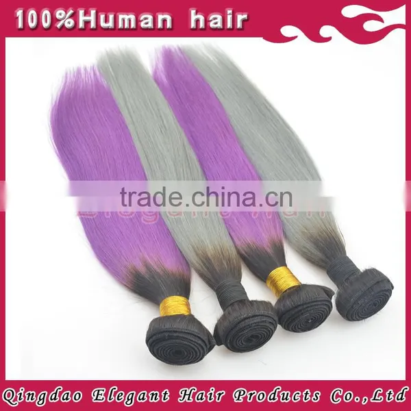 China Factory Price Indian Virgin Human Ombre Hair With Top Quality photo-2