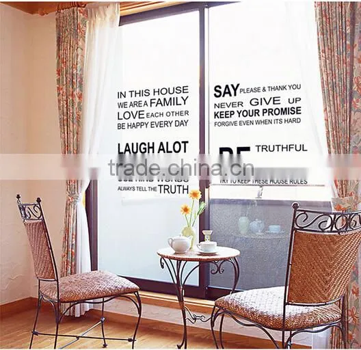 2016 Home Decor Words Vinyl Sticker Wholesale Custom Wall Sticker photo-2
