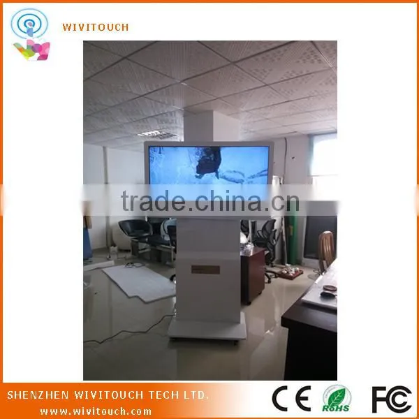42" Free Standing Advertising Kiosk Display Multimedia Information for Shopping Mall, Hotel, Museum photo-3