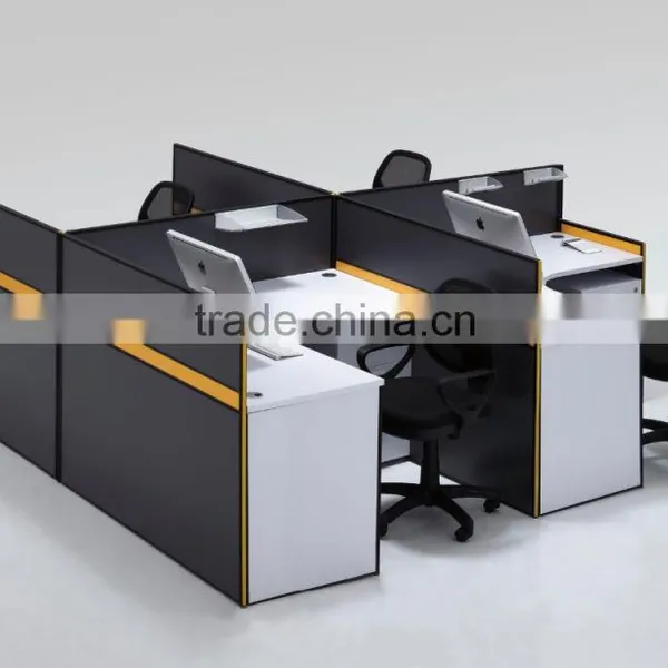 Modern 4 Person Workstation Cubicles Furniture (SZ-WSB405) photo-4