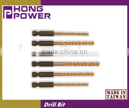 HSS DIN338 M2 Industrial Titanium Straight Shank Allen Type Drill Bits