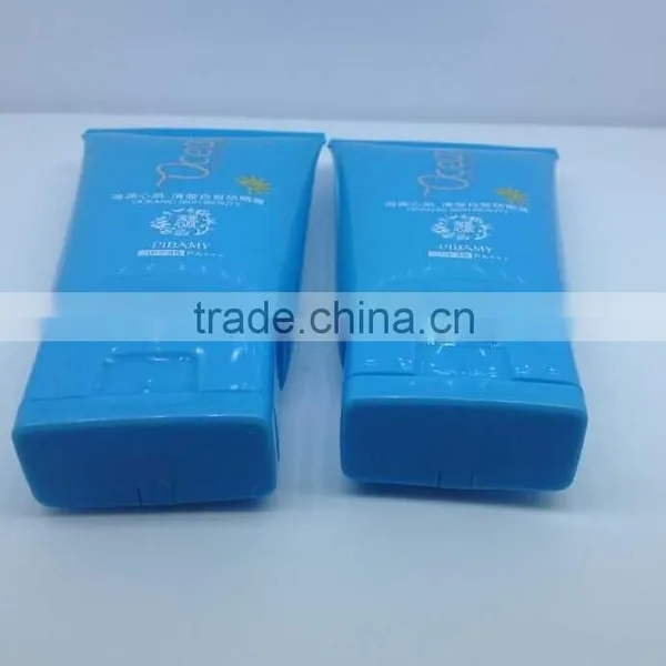 Square Cosmetic Packaging With Flip Top Cap for in Sun Protect Lotion photo-4