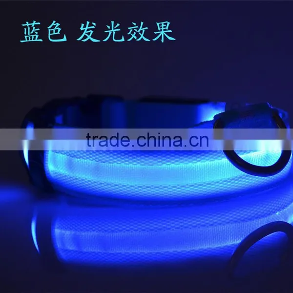 Pet LED Dog Collar LED Flashing Glow LED Dog Cat Collar photo-3