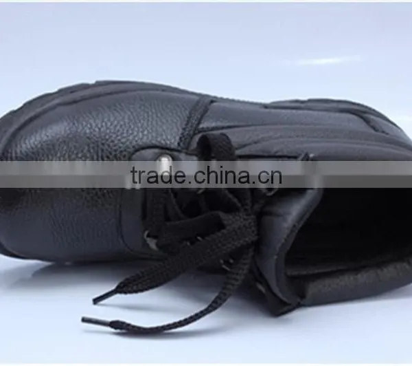 Embossed Leather Steel Toe Cap Safety Shoes 8060-1 photo-3