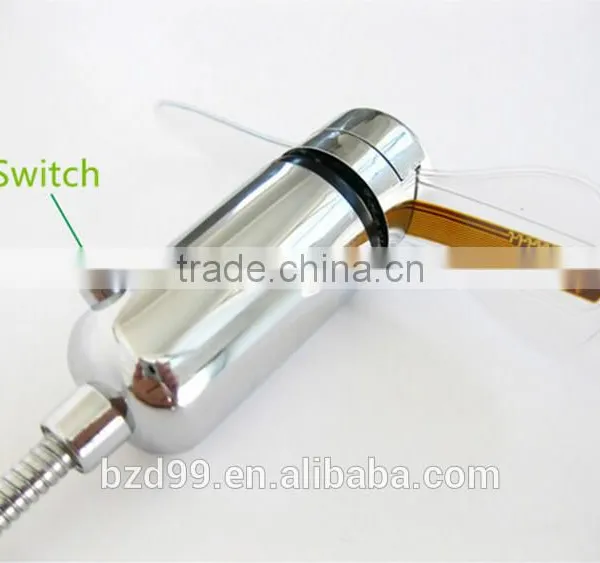 New OEM/ODM Logo Design Metal Flexible Small Electric Rechargeable USB Program LED Custom Message Fan photo-6