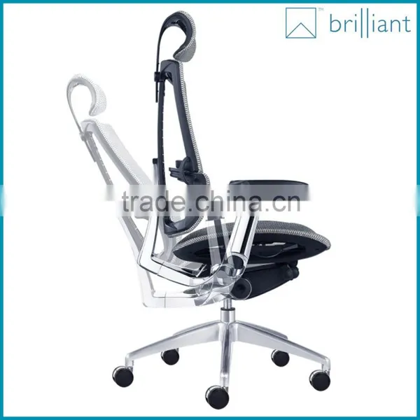 888A Modern Ergonomics High Back Mesh Fabric Office Chair With Aluminum Alloy Five-star Foot Supplier's Choice photo-3