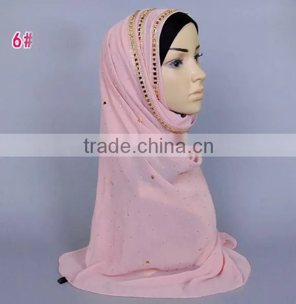 Fashion Scarf Scarf Muslim Scarf With Crystal photo-5