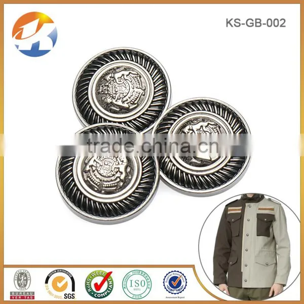 New Design Black Nickel Custom Logo Sewing Buttons photo-5