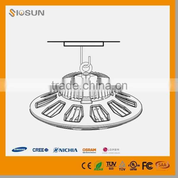 200W IP67 22000Lumens OSRAM-3030 Meanwell Driver LED UFO High Bay Light photo-6