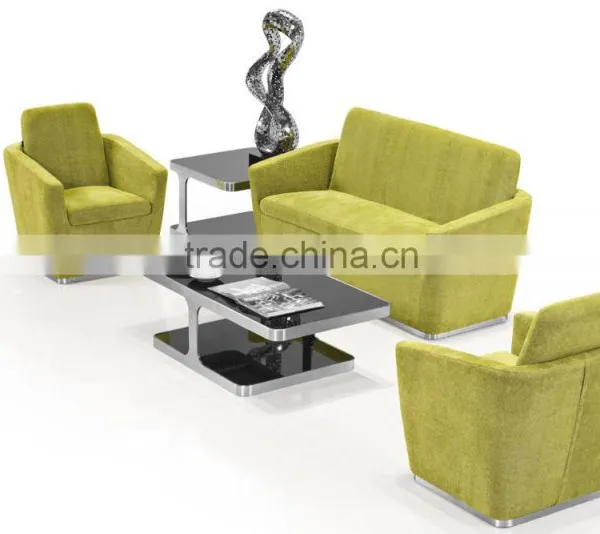 S-31 Stainless Steel Fram Modern Fabric Sofa Foshan Sofa photo-2