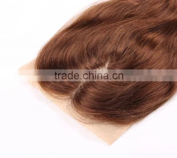 TOP 7A Virgin Peruvian Lace Closure Body Wave Free Middle Part Human Hair Closure Peruvian Body Wave Lace Closure Bleached Knots photo-6
