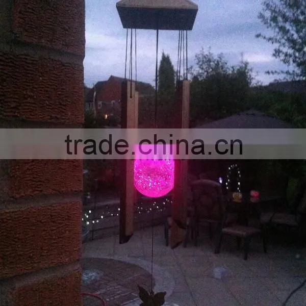 Wind Chimes With Solar Power Color Changing LED Light photo-2