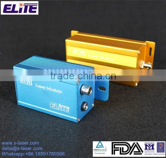 Customized 20mw RGB Free Space Laser Module with TTL and Analog Modulation