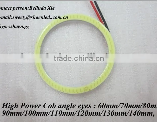 High Power Ring LED/cob 60mm/70mm/80mm/90mm/100mm/110mm/120mm/130mm/140mm Cob Angle Eyes