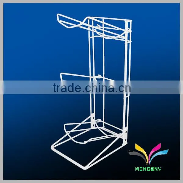 Heavy Duty Foldable Floor Wire 5 Gallon Water Bottle Rack for Storage photo-5