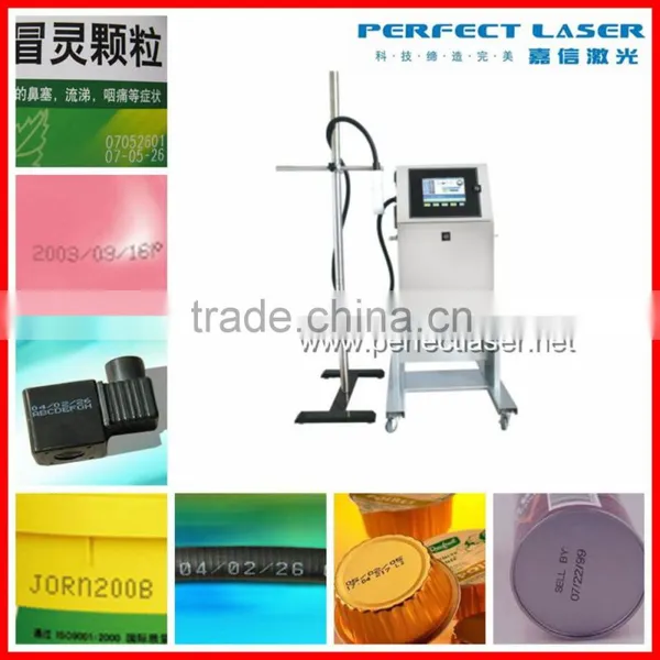 Perfect Laser Hot Sell PM-300 Black Inkjetcoder 1-4 Lines Expiry Date/number/small Character for Cable/bottle/cans/packages photo-3