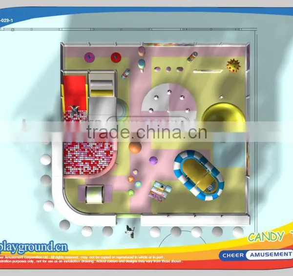 Cheer Amusement Children Indoor Candy Castle Amusement Park photo-2