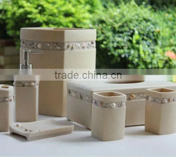 Favorable Polyresin Bathroom Sets