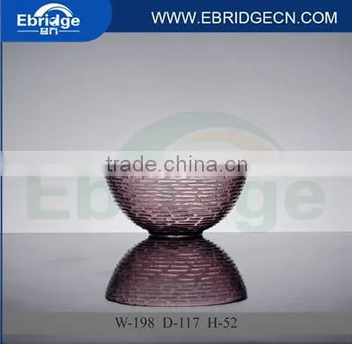 Light Coffee Color Glass Bowl