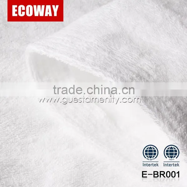 100% Cotton Hotel Terry Cloth Bathrobes White Mens Spa Bathrobe photo-5