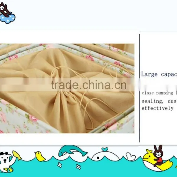 YIWU RODA 100%canvas Fashionable Floral High-capacity Folding Storage Box Quality Choice photo-4