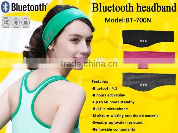 Thin Sports Headbands With Speaker Wholesale Workout Bands Exercise photo-3