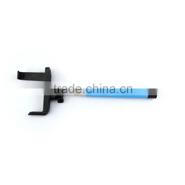 Logo Branded China Colorful Smartphone Wired Cable Selfie Monopod photo-4
