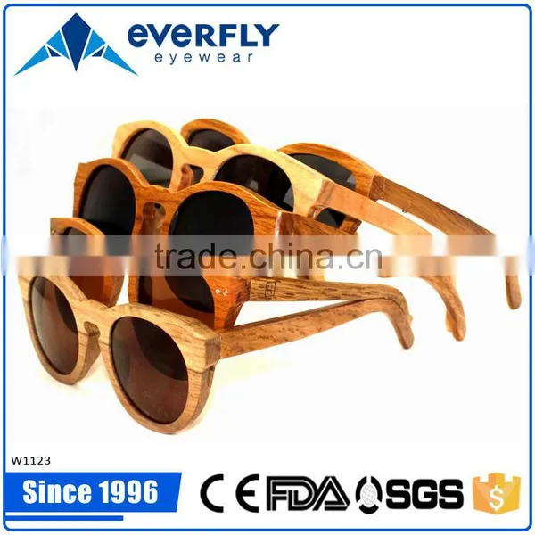 China Supplier Bamboo Sunglasses Polarized Lenses Material and UNISEX Age Promotion Zebra Wooden Quality Choice photo-2