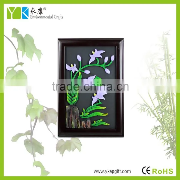 2016 Orchid Modern Home Made Decorative Handicraft Wall Hanging for Formadehyde Removal photo-2