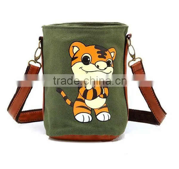 Chinese Zodiac Trunk Canvas Shoulder Bag