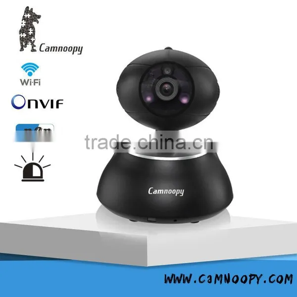Camnoopy Onvif H.264 720P 1.0MP HD PT Wireless Two-way Audio 128GB SD Card Max 64ch Wireless All in One ip Network Camera