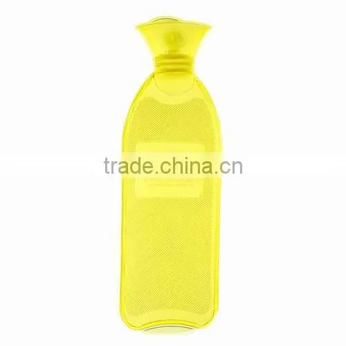 Hot Purple Fleece Covered PVC Warm Water Bottle Slender Size photo-4