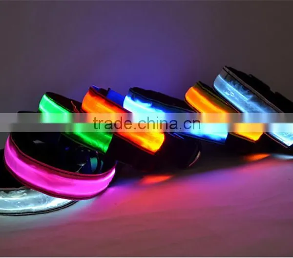 Night Safety LED Light-up Flashing Glow In The Dark Electric LED Cat & Dog Collar photo-4