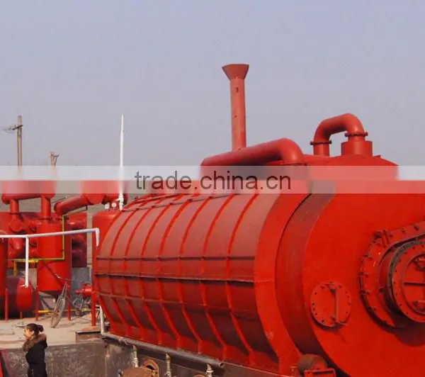 CE ISO Waste Rubber Pyrolysis Machine to Oil Equipment