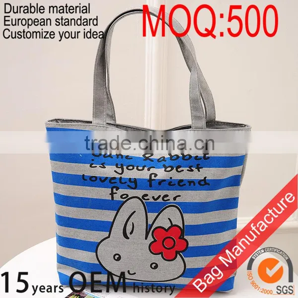 Promotional Cotton Wholesale Foldable Reusable Grocery Bag for Shopping photo-2