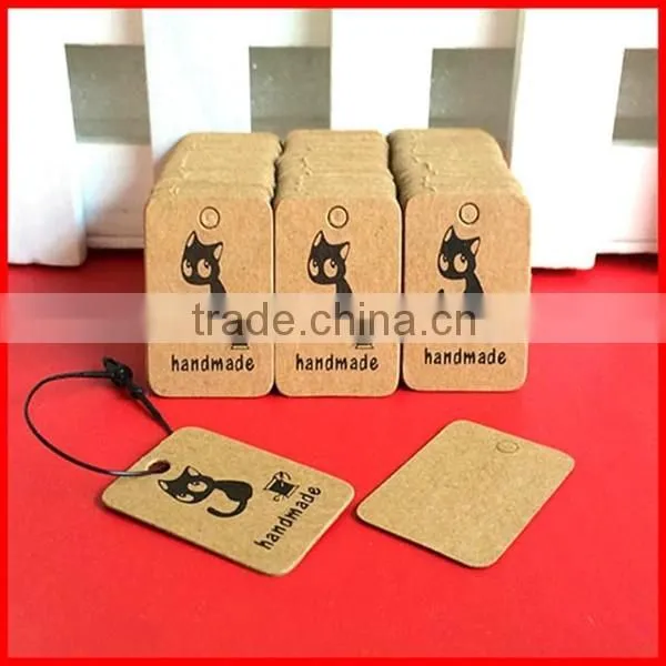 Top Design Black Custom Hang Tags Samples Wholesale Manufacture for Sale photo-3