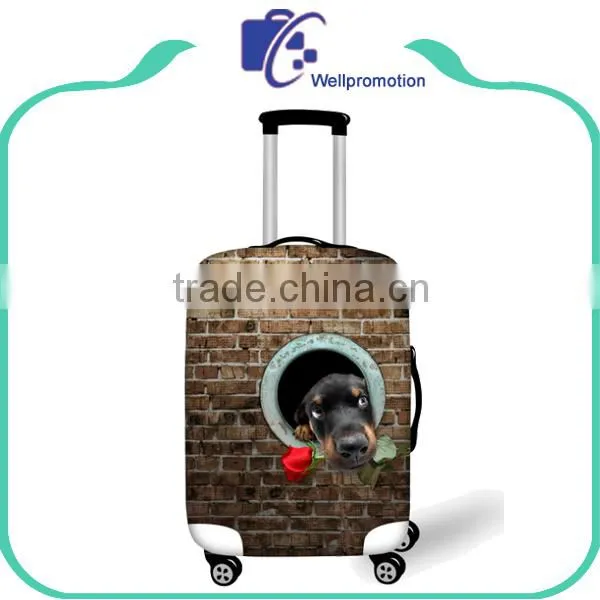 Colorful Custom Polyester Travel Luggage Cover Protector photo-3