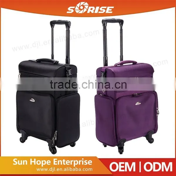 China Wholesale Black Nylon Rolling Station Makeup Case photo-2