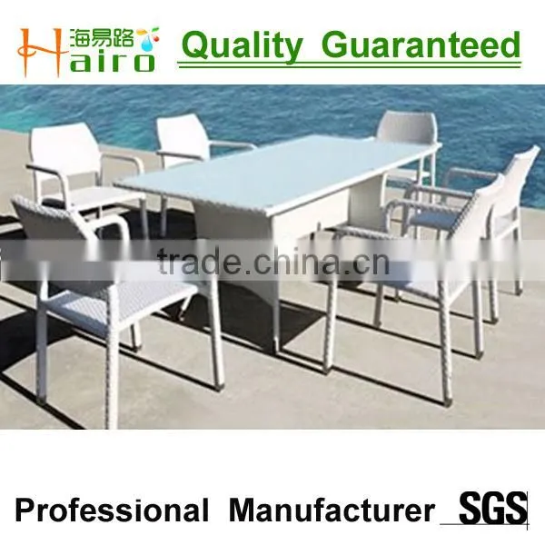 Synthetic Outdoor Rattan Dining Table and Chair photo-5