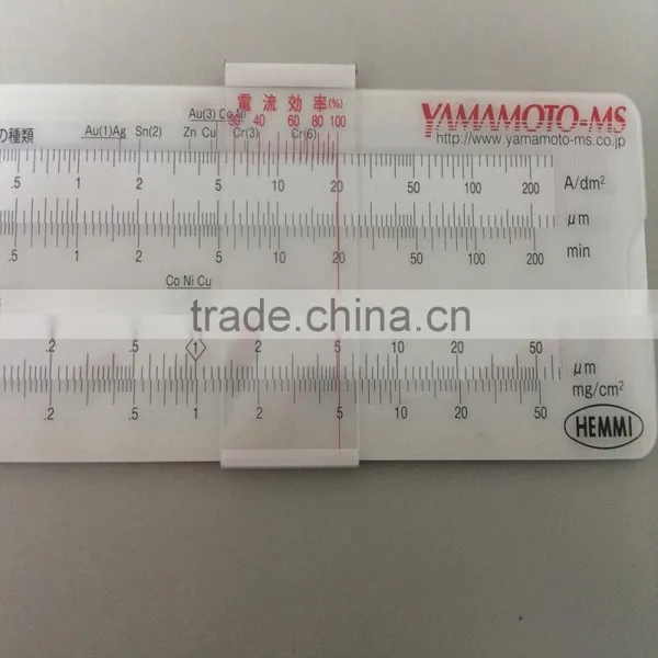 High Quality Easy to Use Japan-made Slide Rules for Plating Factory photo-2