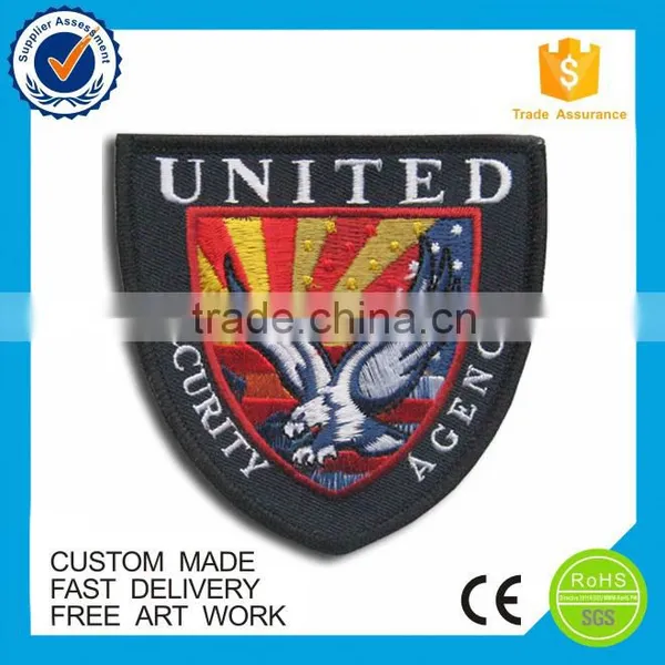 Fashion Design Custom Cheap Embroidered Shoulder Patches photo-5