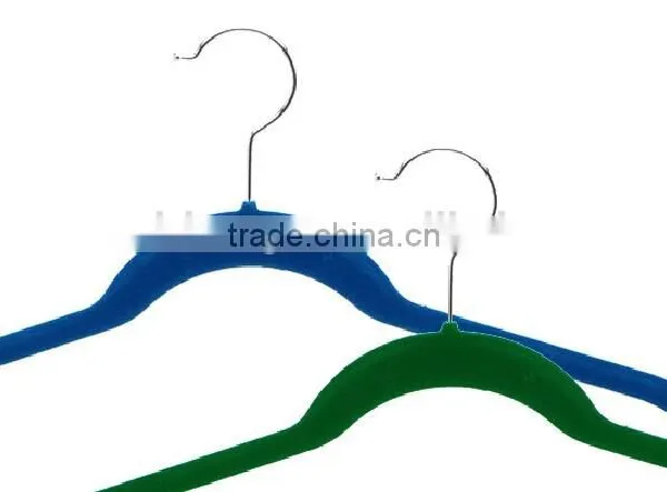 Plastic Velvet Hanger Clothes Hanger ASDF12 photo-3