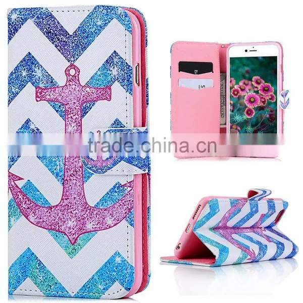Tpu + PU Leather Mobile Phone Case,back Cover Case for Iphone