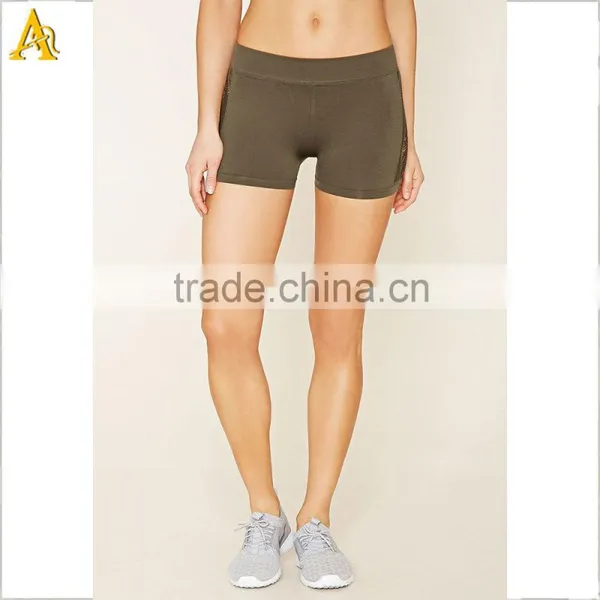 Womens Athletic Apparel Active Cutout Seamless Shorts photo-3