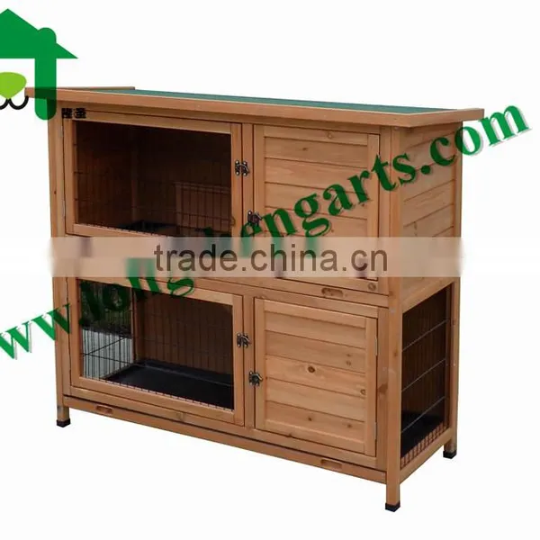 Double Tray Rabbit Wooden House photo-2